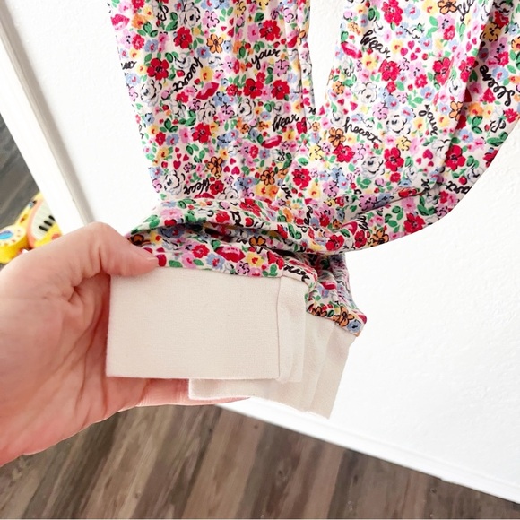 Cath Kidston Pajama Pants Women's Medium Ditsy Floral Jogger Style Jersey Knit - Picture 4 of 7